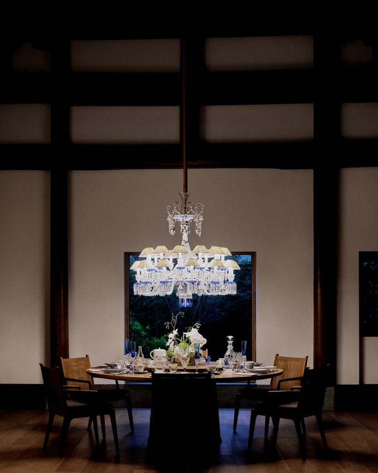 &ldquo;Printemps Bleu&rdquo; Zenith chandelier by Steve Leung