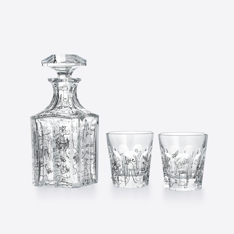 Harcourt Whisky Decanter And Tumblers Set Harry Nuriev