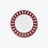 Arcadia Dessert Plates Baccarat in Porcelain Red