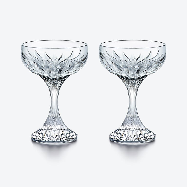 Mass&eacute;na Coupes Baccarat, Champagne coupe in Crystal Clear View 1