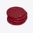 Dessous de verre Octogone Baccarat en Laque Rouge