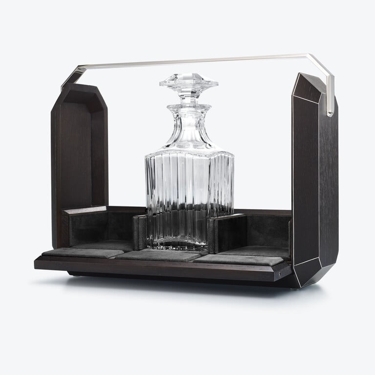 Octogone Tantalus Black Oak Baccarat in Wood Black View 2