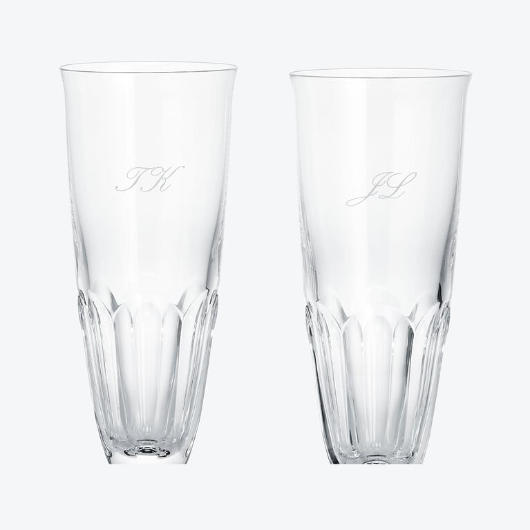 Harcourt Eve Flutes Baccarat, Champagne flute in Crystal Clear View 2