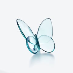 Select Schmetterling Gl&uuml;cksbringer Baccarat in Blauem Kristall
