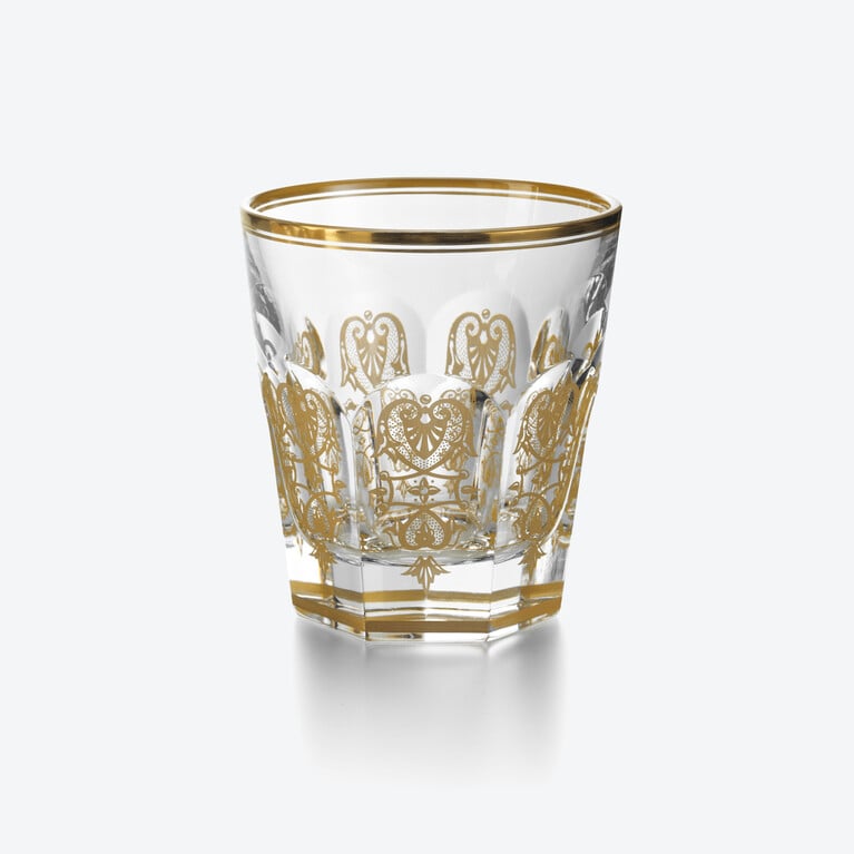 Gobelet Harcourt Empire Baccarat, Verre &agrave; spiritueux en Cristal Or Voir 1