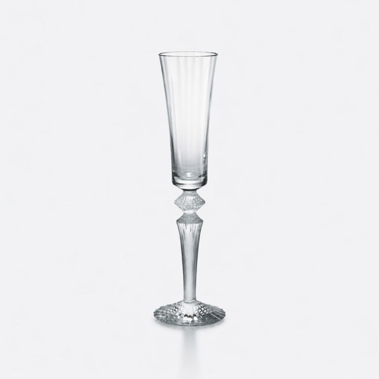 Mille Nuits Flutissimo Flute (sold in sets of 4 minimum) Baccarat, Champagne flute in Crystal Clear View 1