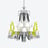&Eacute;trange Z&eacute;nith Deers Chandelier (15L) Baccarat in Crystal Yellow