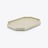 Octogone Tray M Baccarat in Recycled leather White