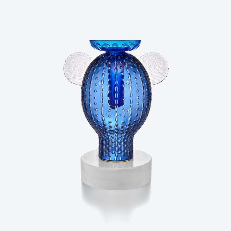 Faunacrystopolis Koala Sculpture Baccarat in Crystal Blue View 2