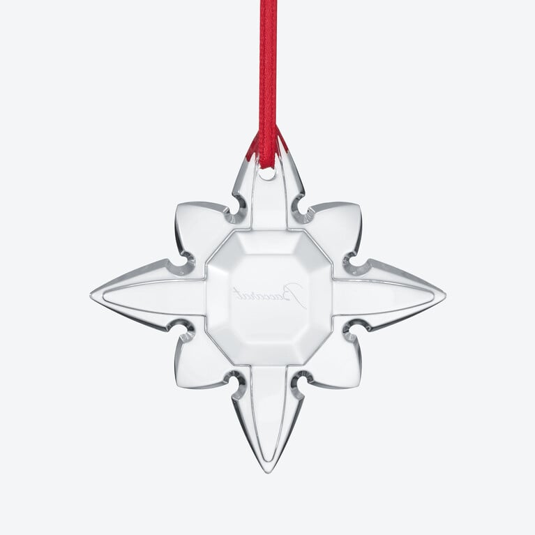 No&euml;l Annual Ornament Octogone 2026 Baccarat in Crystal Clear View 1