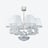 Tourbillon Chandelier (6L) Baccarat in Clear Crystal