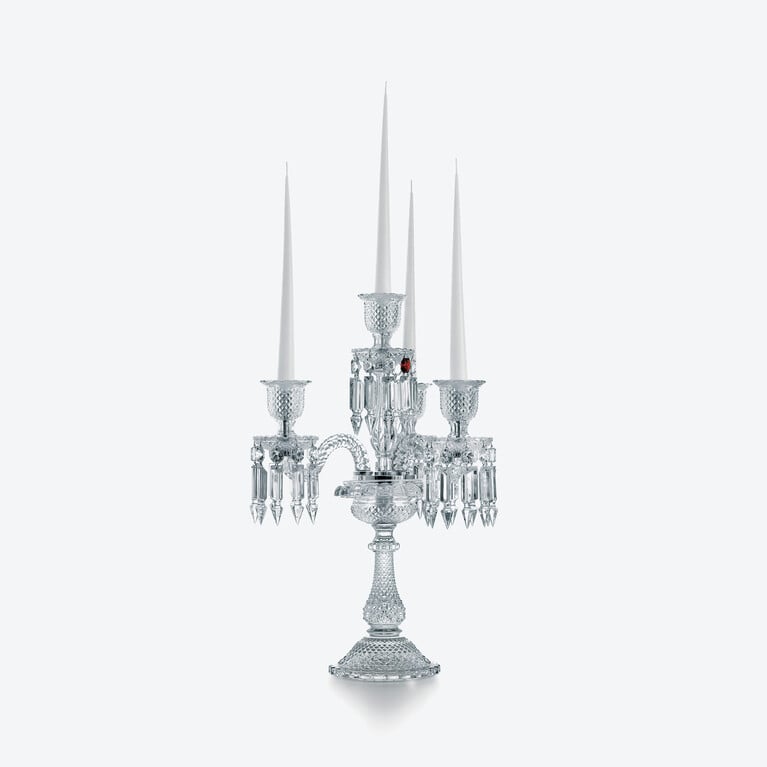Z&eacute;nith Candelabra (4L) Baccarat in Clear Crystal View 1