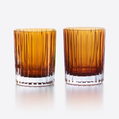 Select Harmonie Tumblers Colors of Joy Baccarat, Water glass in Crystal Orange
