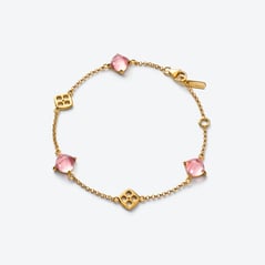 Select Mini M&eacute;dicis Bracelet Baccarat in 18-Karat Gold-Plated Pink