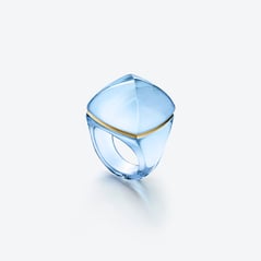 Select M&eacute;dicis Pop Ring Baccarat in Crystal Blue