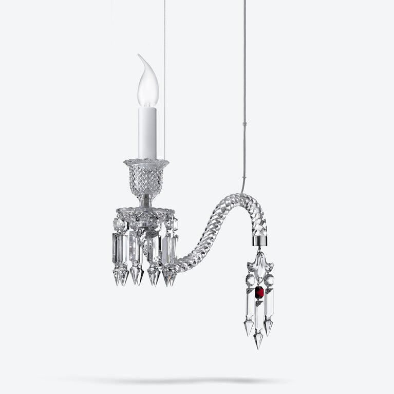 Fant&ocirc;me Ceiling Lamp Baccarat in Crystal Clear View 1