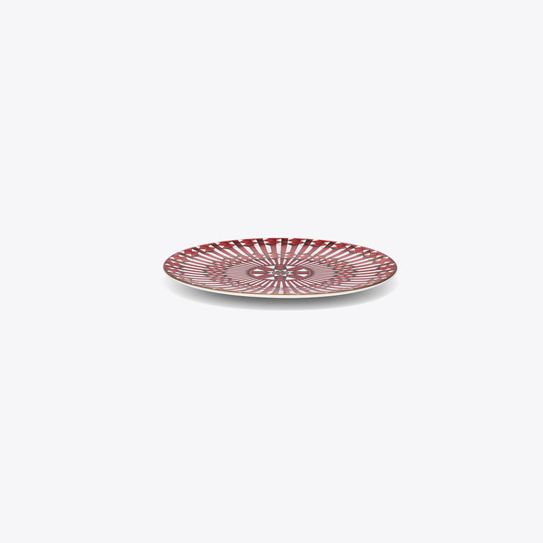 Arcadia Bread Plate Baccarat in Porcelain Red View 3
