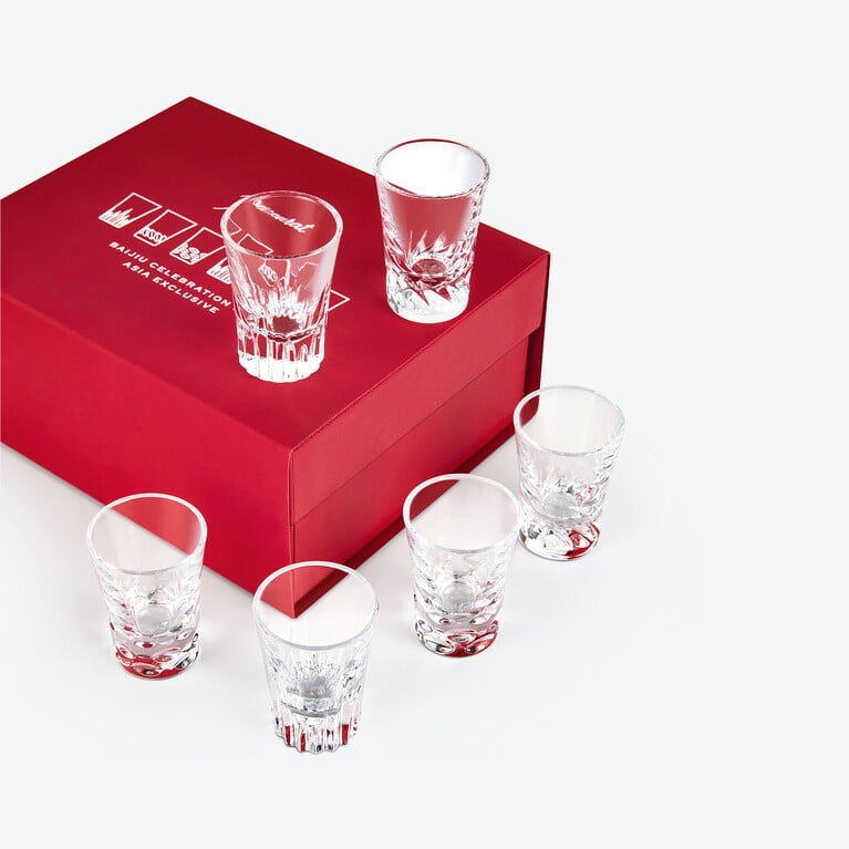 Baijiu Celebration Set Baccarat, Spirit glass in Crystal Clear View 2