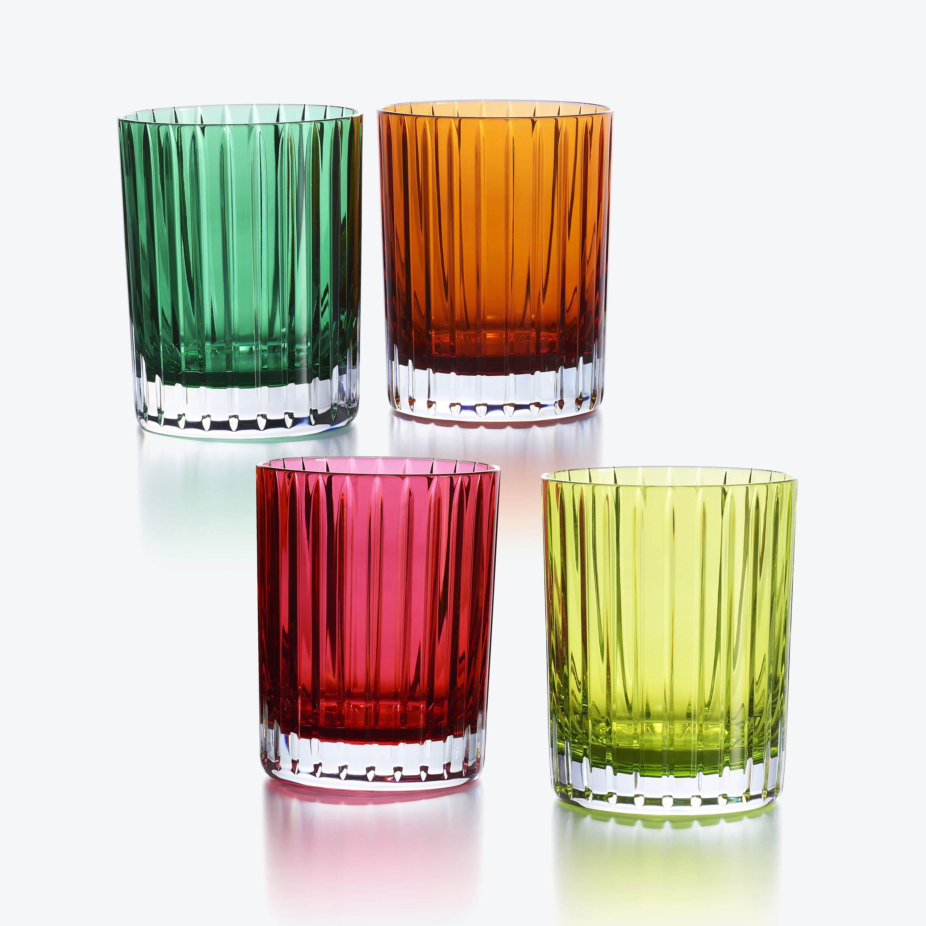 Harmonie Colors Of Joy Becher-Set Intense Baccarat, Wasserglas aus Mehrfarbigem Kristall